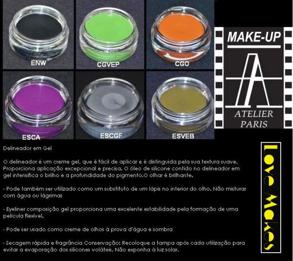 Delineador em gel